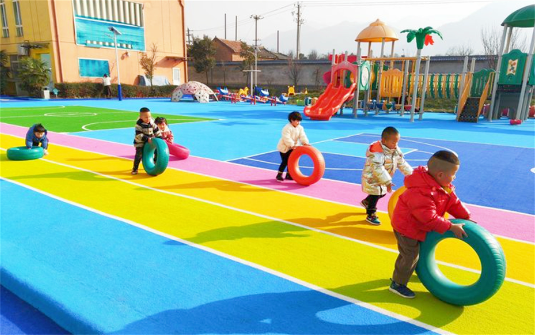 幼儿园场地设计，优发娱乐·(国际)官方网站幼儿园专用地弹坪